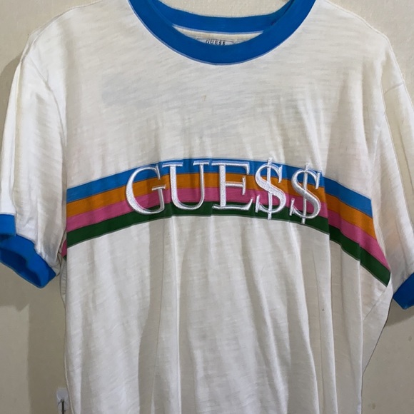 Guess X A$AP Rocky Ringer Tee Shirt - Picture 2 of 8